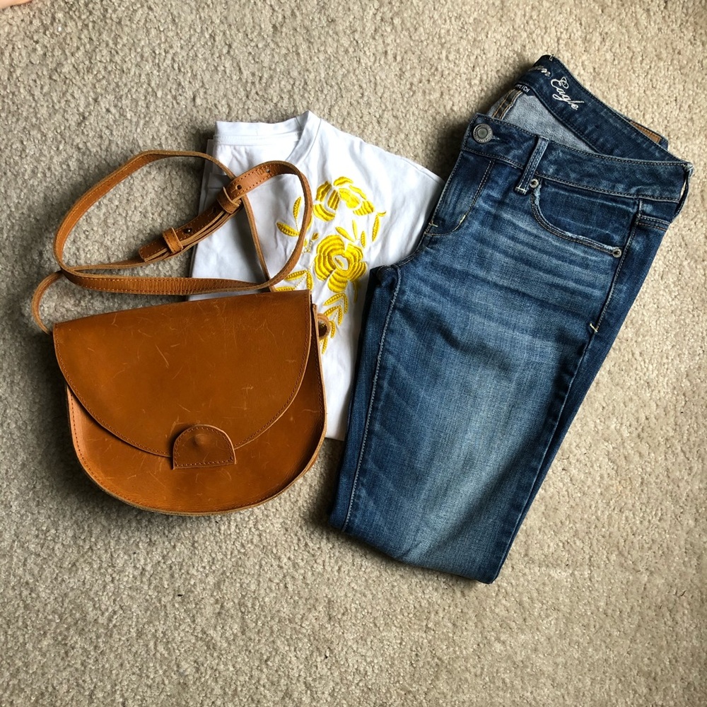 AEO Medium Wash Skinny Stretch Jeans